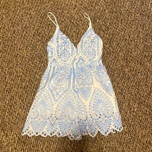 Small romper from boutique with beautiful detailing!